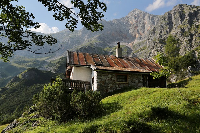 mökki alpeilla