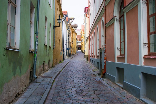 tallinnan värikäs pieni kuja